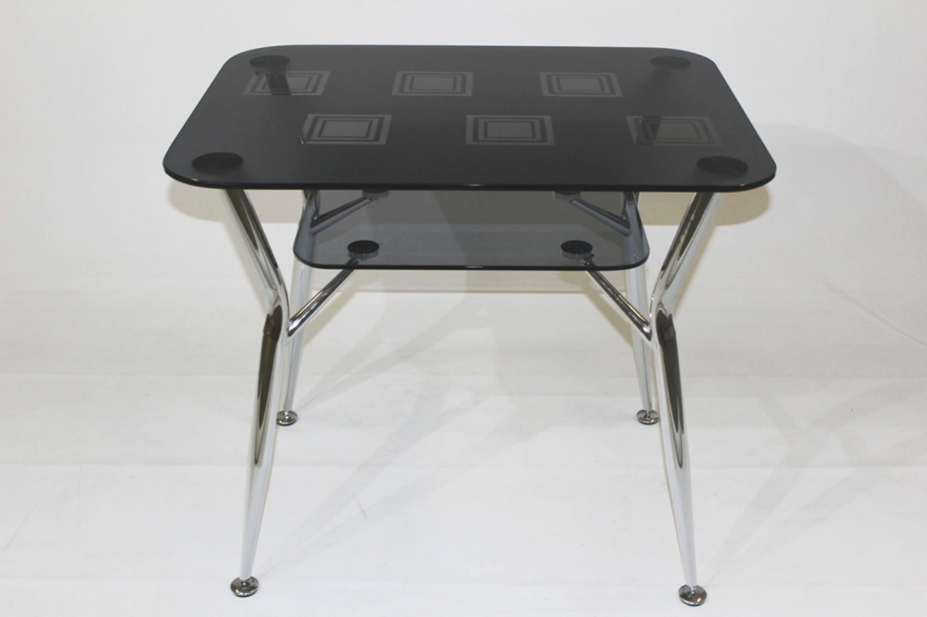 Стеклянный стол Квадро 10