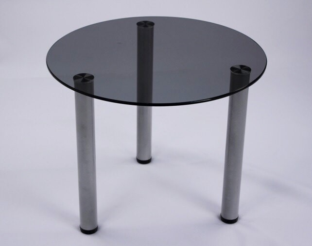 Кофейный столик из стекла Модерн 03 серый