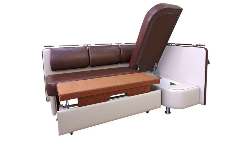 Угловой кухонный диван с местом для сна Метро СВ ДМ01