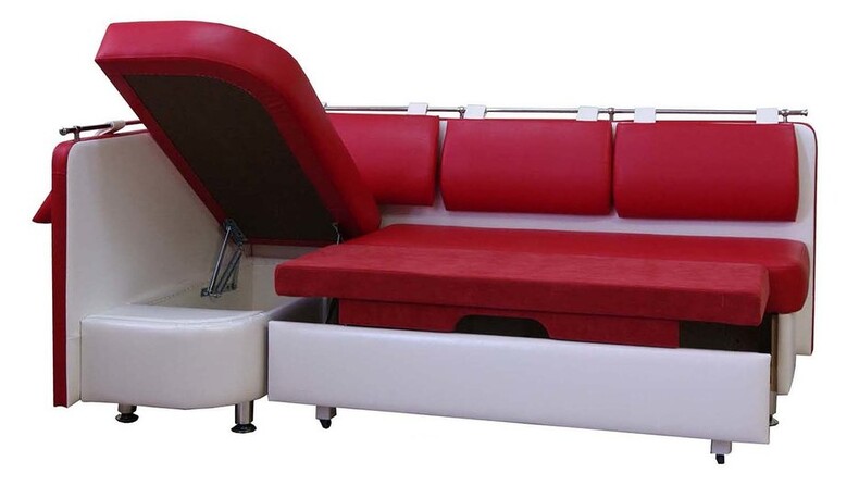 Угловой кухонный диван с местом для сна Метро СВ ДМ02
