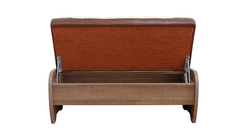 Прямой кухонный диван с ящиком для хранения Форвард ДФР01
