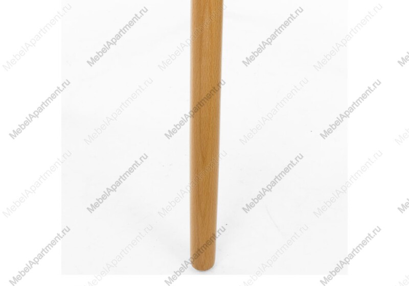 Круглый белый обеденный стол из ЛДСП Tulip 150