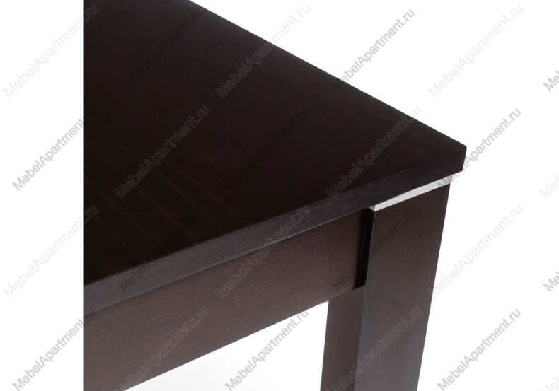 Прямоугольный раздвижной стол на кухню из дерева и МДФ Rosa венге