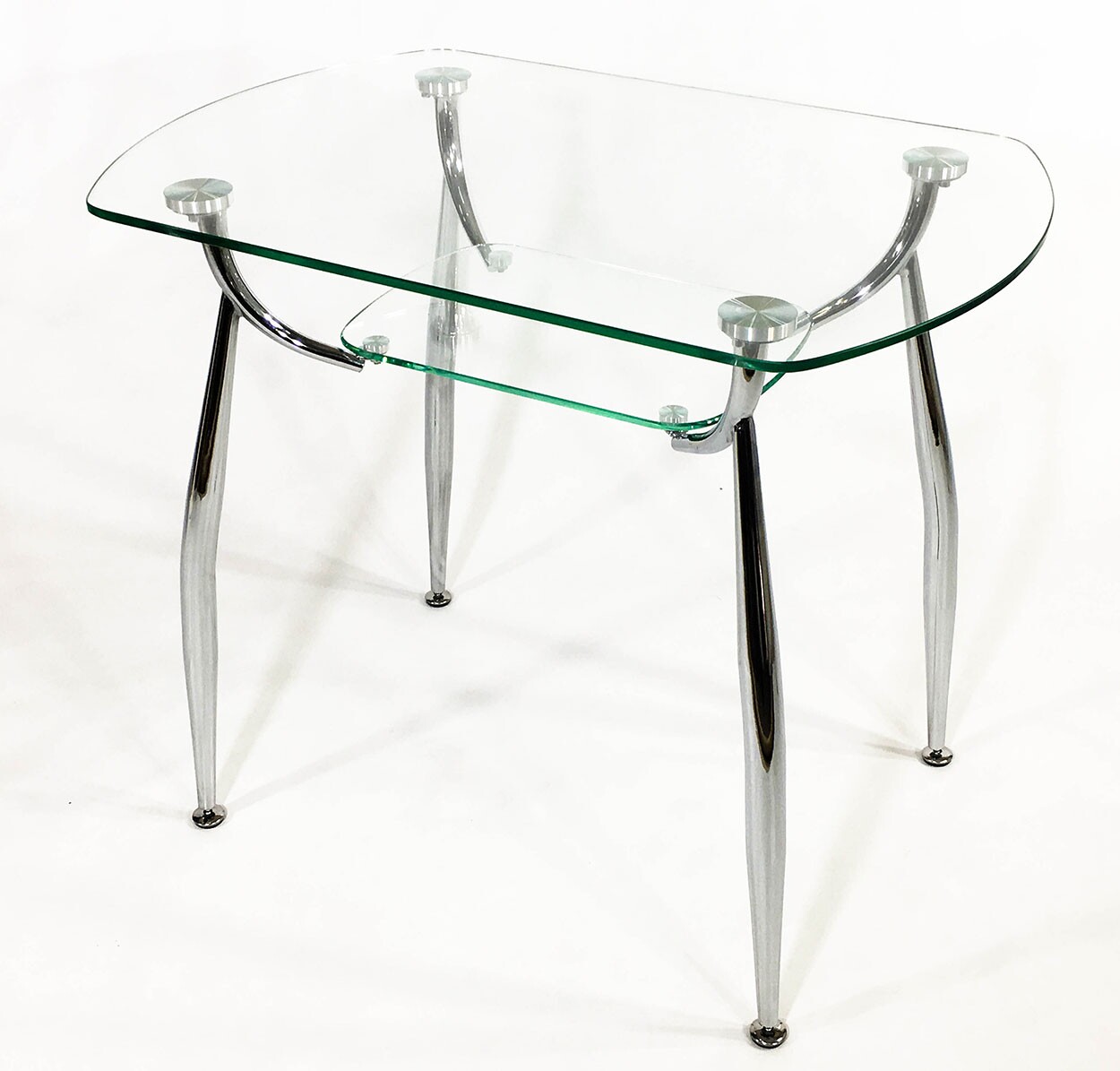 Стол стеклянный прямоугольный кухонный прямоугольный Tempered Glass