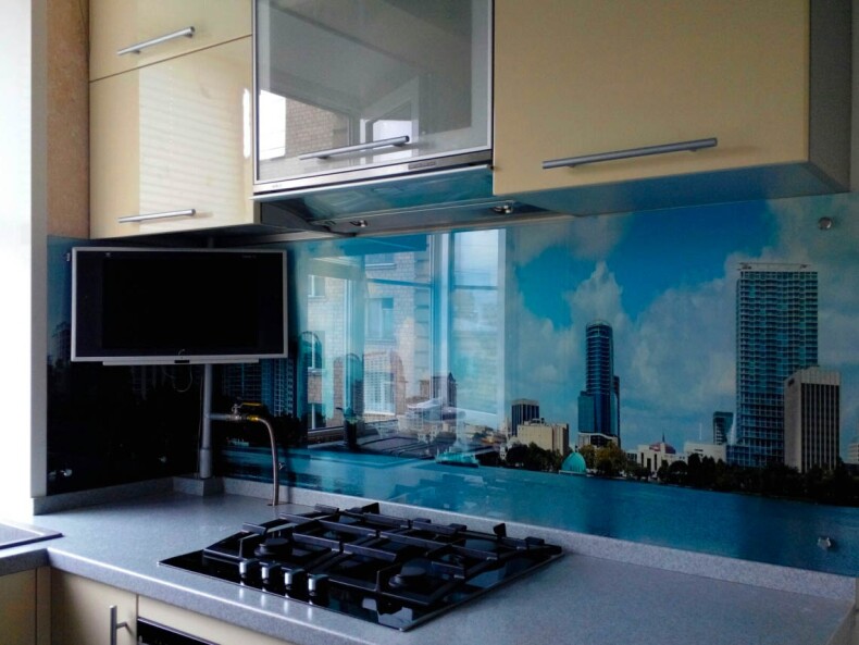 Стеклянная кухонная панель с фотопечатью FF051 Бахрейн