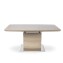 Раздвижной обеденный стол из стекла и мдф DT500 Cappuccino(BLT-9) - фото 3