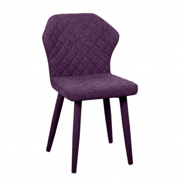 Дизайнерский стул для кухни Кёльн фиолетовый+чехлы