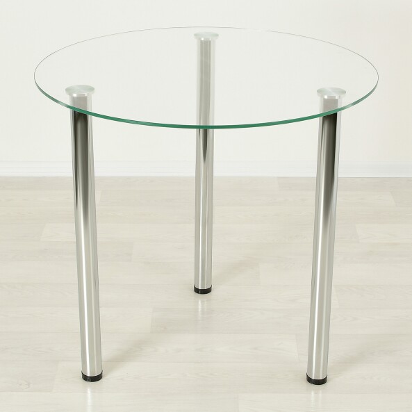 Обеденный стол из стекла Эдель 18 прозрачный