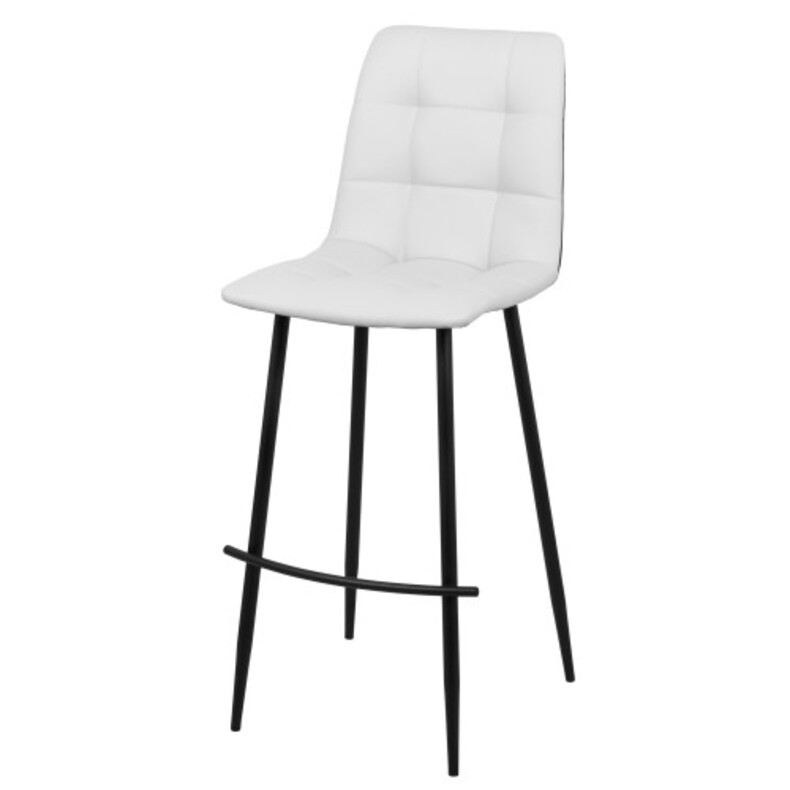 Дизайнерский полубарный стул Мюнхен белый