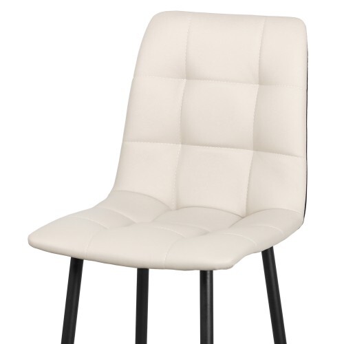 Дизайнерский полубарный стул Мюнхен молочный