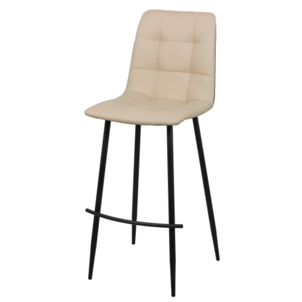 Дизайнерский полубарный стул Мюнхен кремовый
