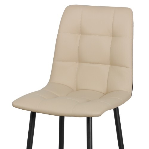 Дизайнерский полубарный стул Мюнхен кремовый