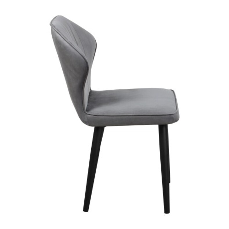 Дизайнерский стул для кухни Нойс серый