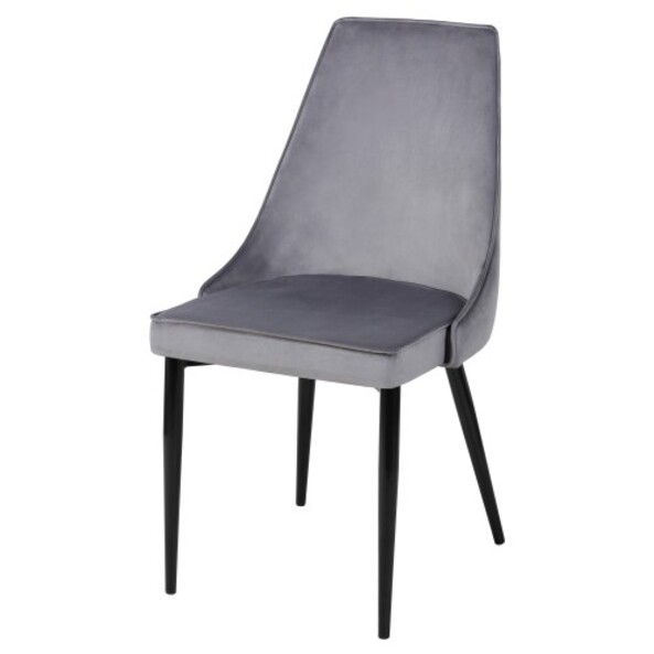 Дизайнерский стул для кухни Дофин серый