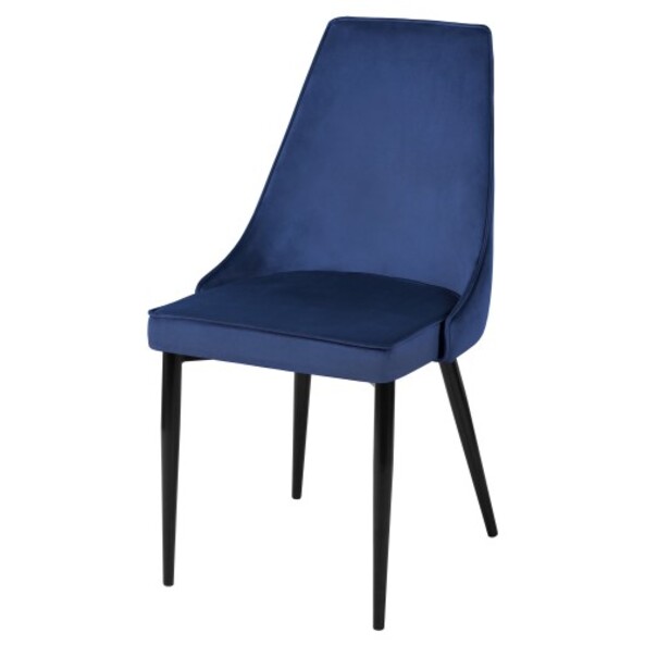 Дизайнерский стул для кухни Дофин синий