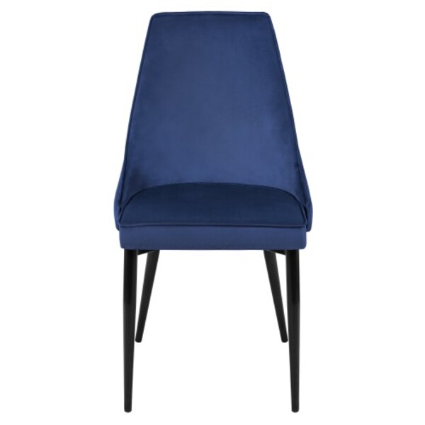 Дизайнерский стул для кухни Дофин синий