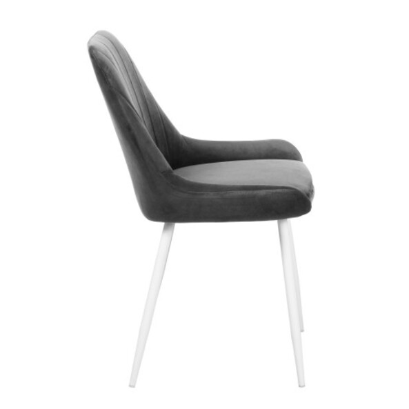 Дизайнерский стул Эльвира серый
