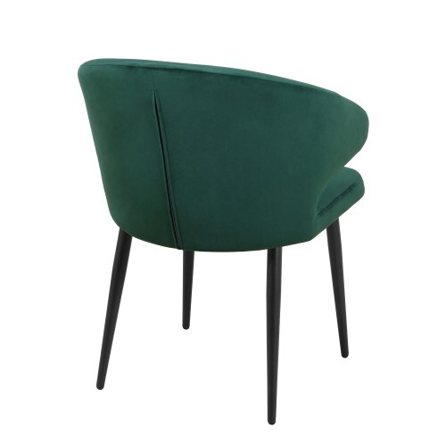 Дизайнерский стул для кухни Том тёмно-зеленый