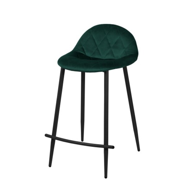 Полубарный стул Дойс темно-зеленый