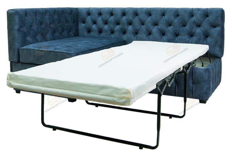 Угловой диван на кухню со спальным местом Честер Софт ДЧСМТ11